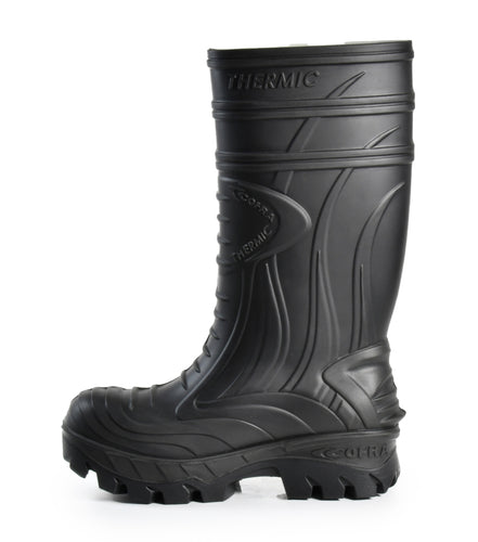 Thermic, Black | Insulated PU Work Boots | Metguard Protection